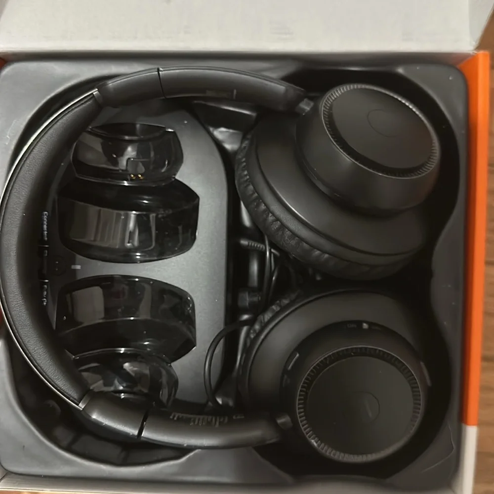 Levn Black Over-Ear Headphones - Picture 1 of 4